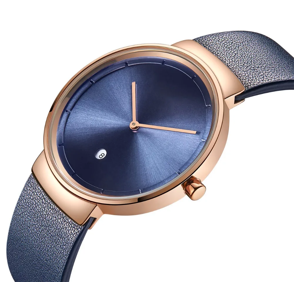 CL032 Tovarne Mens Watch Oblikovalec blagovne Znamke Svoje Gledanje Ženske po Meri Logo Watch Osebno Modra Številčnica z Modro Trak