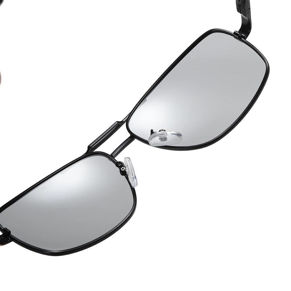 Nov Kvadratni Kovinska sončna Očala za Moške Razbarvanje Očala Vožnje Polarizirana sončna očala Polarizirana sončna očala ZEMLJIŠČ KUŠČAR