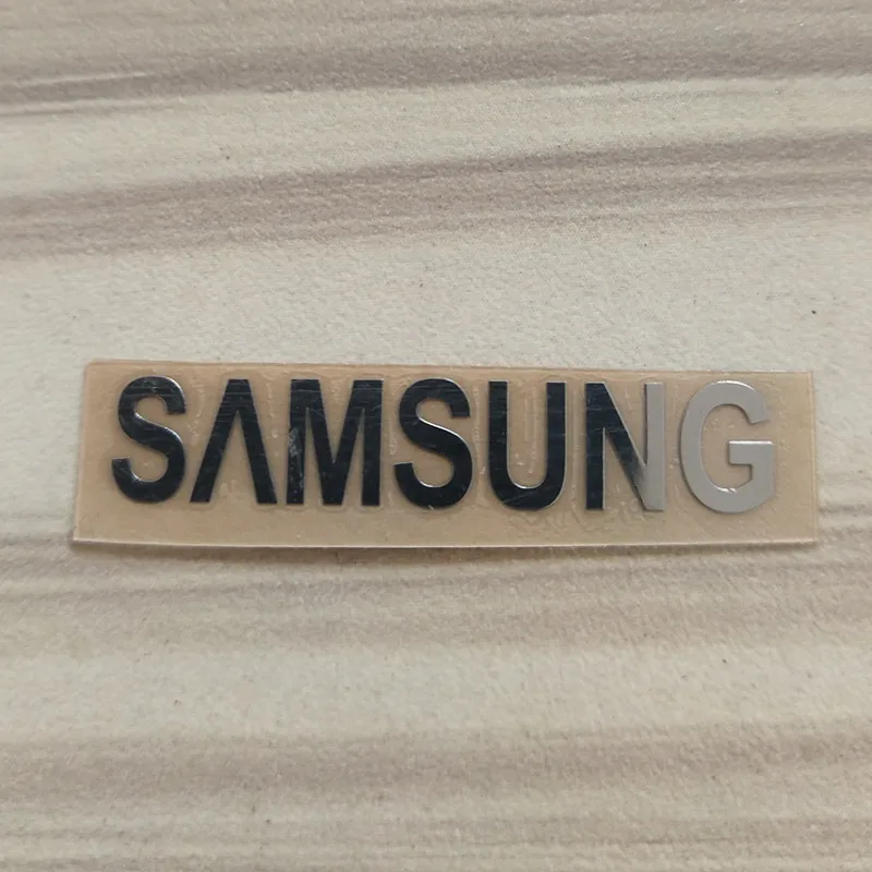 Po meri Srebrno Logotip Prilepite Samsung Galaxy S3 s4 s5 Kovinske Nalepke 3.1X0.6 cm 10pcs Brezplačna Dostava