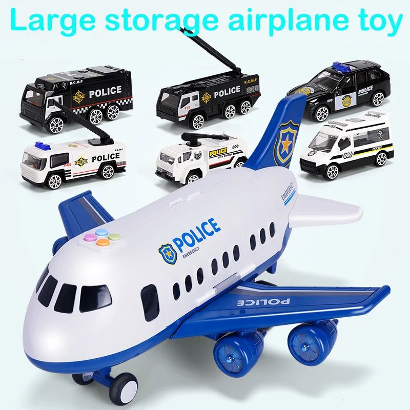 Velika igrača zrakoplova fant otroka prevelik skladbo počasi, igrače, avto, letalo potniško model, veliko prostora za skladiščenje