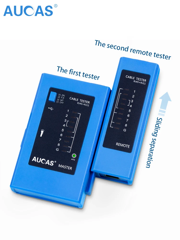 AUCAS Strokovno Network Cable Tester rj45 LAN Ethernet Kabel Tester orodje LAN Omrežja Orodje omrežja, Popravila instrumentov