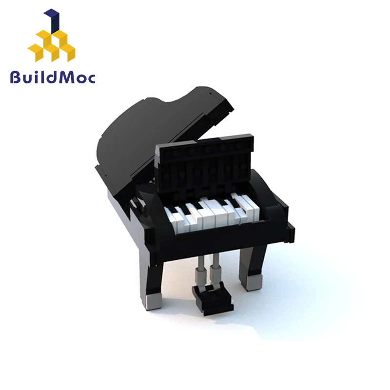 Buildmoc Ustvarjalca Klavir Boben, Kitaro moc opeke Glasbeni instrument 13192 klavir gradniki Igrače za Otroke darila