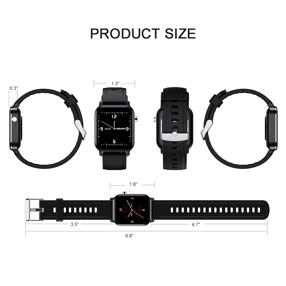 New forM2 pametna Zapestnica 1.4 poln na dotik multi-sport mode srčni utrip, krvni tlak IP68 vodotesen Bluetooth watch