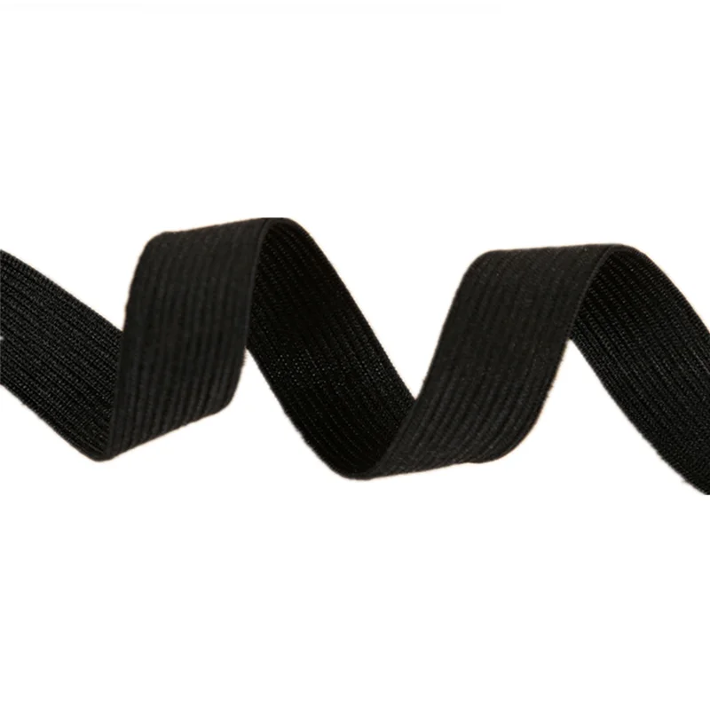 1.5/1.8/2.0/2.5 cm črna in bela gumico DIY šivanje hlače pas elastični trak