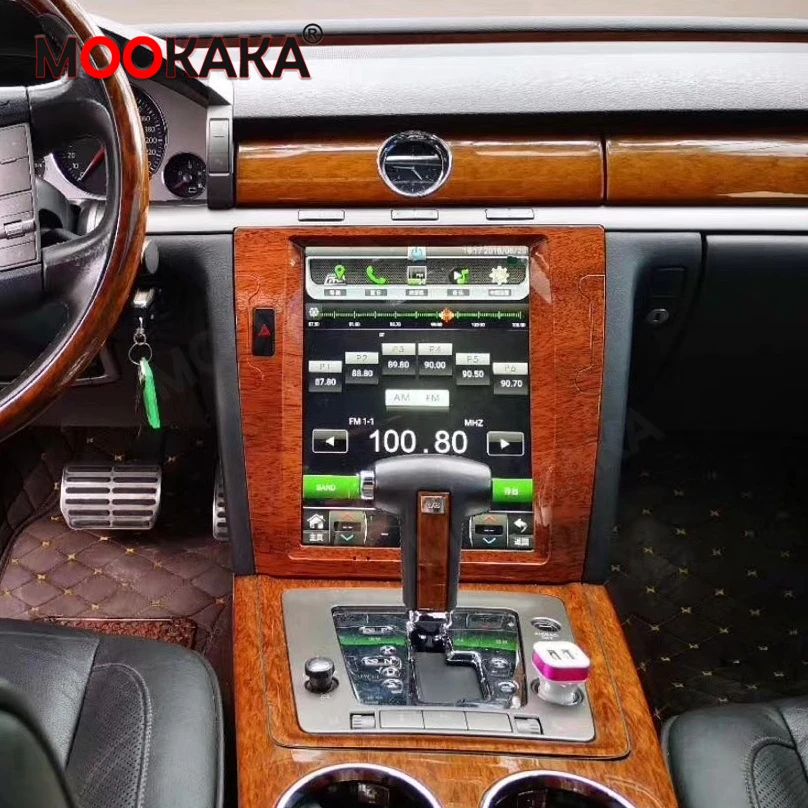 Za Volkswagen Phaeton 2003-2013 12.1 Palca Android 10.0 4+64GB Tesla slog Avto GPS Navigacija Multimedia Player Radio HD Carplay