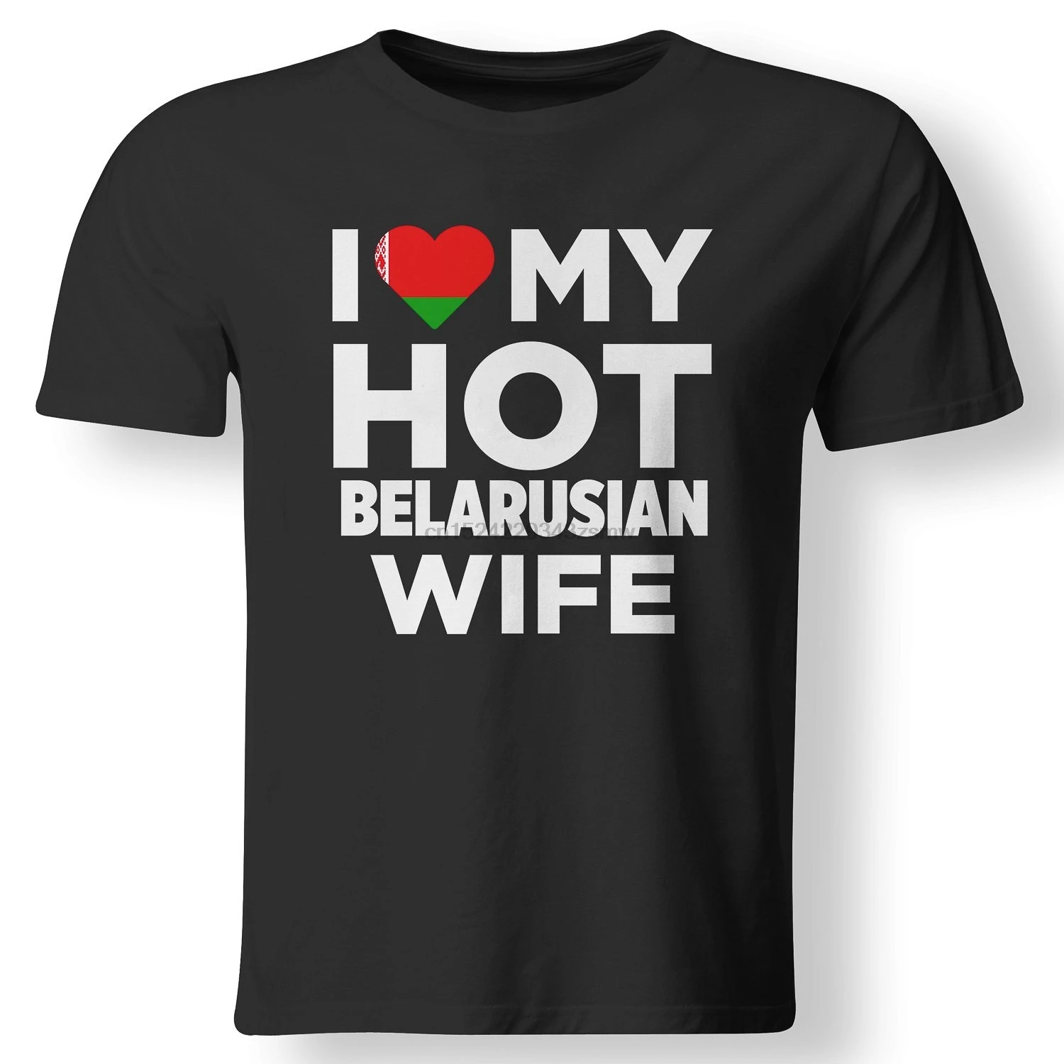 I Love My Vroče Beloruščina Žena Belorusija Materni Majica S Kratkimi Rokavi