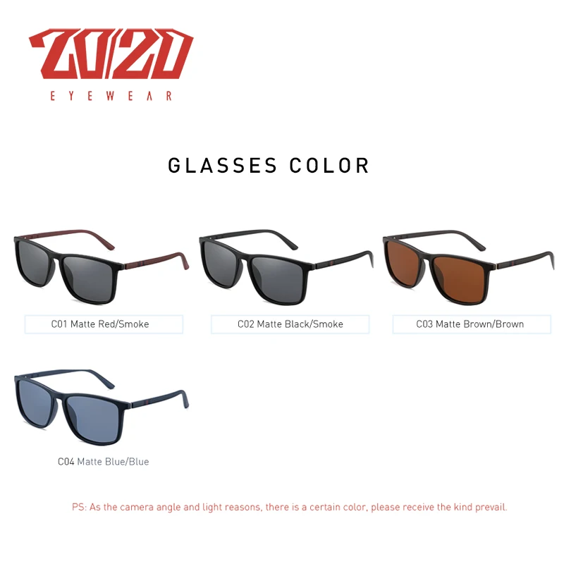 20/20 Oblikovanje Nove blagovne Znamke Polarizirana sončna Očala Moški Modni Trend dodatno Opremo Moški Očala sončna Očala Oculos Gafas PL400