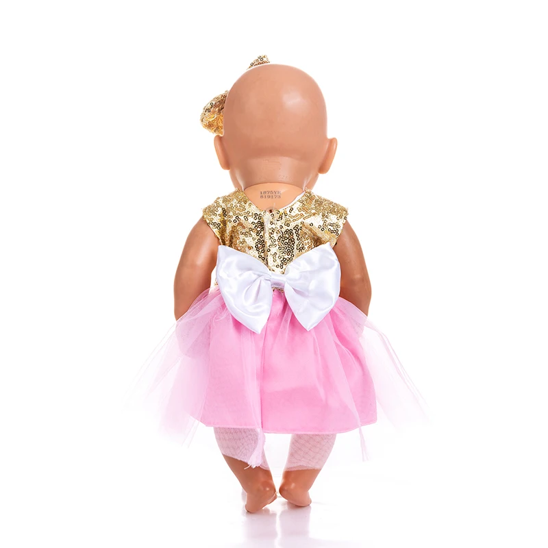 Primerni za 43 cm punčko oblačila moda obleko Lutka obleko rodi punčko dodatki