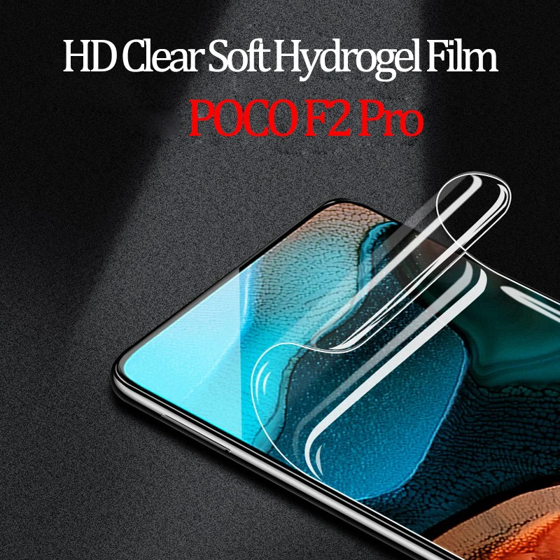 6-v-1 Hydrogel film xiaomi poco f2 pro+Screen Protector objektiv kamere za Pocophone f2 pro zaščitno folijo poco f2 pro ne steklo