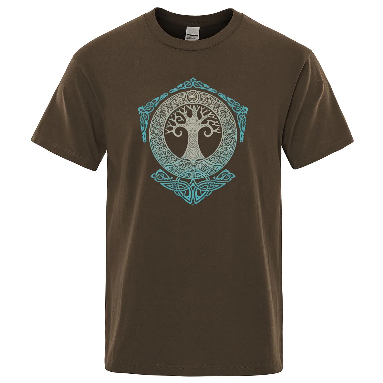 Yggdrasil T shirt Svetu Drevo Moških Vrhovi Modni Vzorec Tee 2020 Poletje Bombaža T-Shirt Odin Aesir Nordijski Mitologiji Tshirt Moški