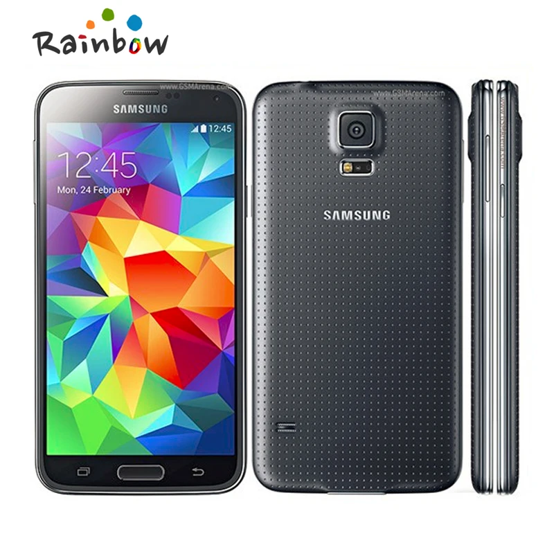 Originalni Samsung Galaxy S5 G900H i9600 SM-G900 Mobilni Telefon, Quad-core, 3G, GPS, WIFI 5.1