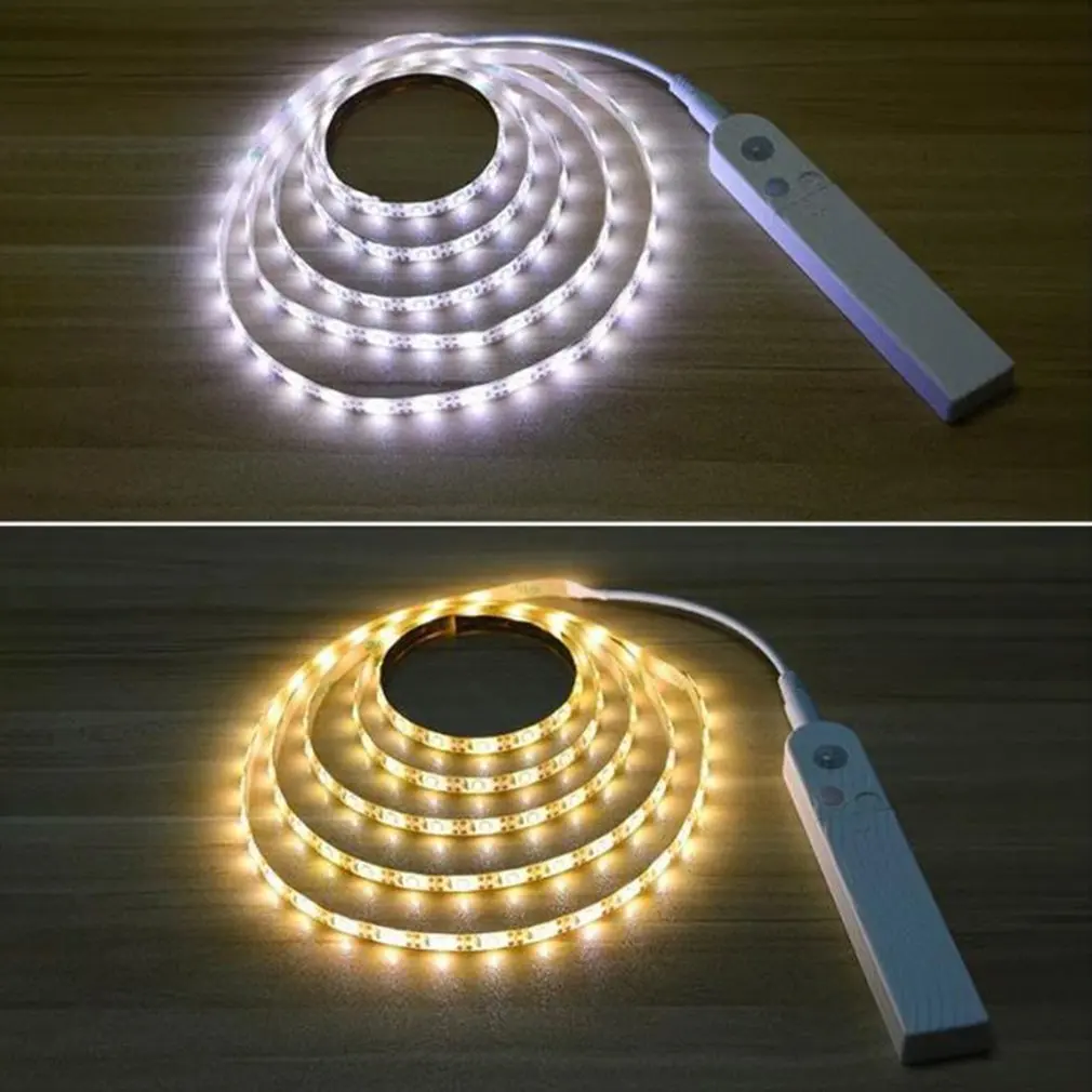 Zaznavanje Noč Svetlobe LED Človekovih Senzor Gibanja Telesa Omaro lahki Prenosni Stenske Svetilke Za Spalnico, Garderobo