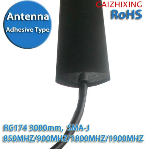 Brezplačna Dostava za GSM, GPRS, 3G Avto Antena Patch antena za RG174 SMA Lepilo Tip 2.5 uporabnike interneta 850MHZ/900MHZ/1800MHZ/1900MHZ 3000mm
