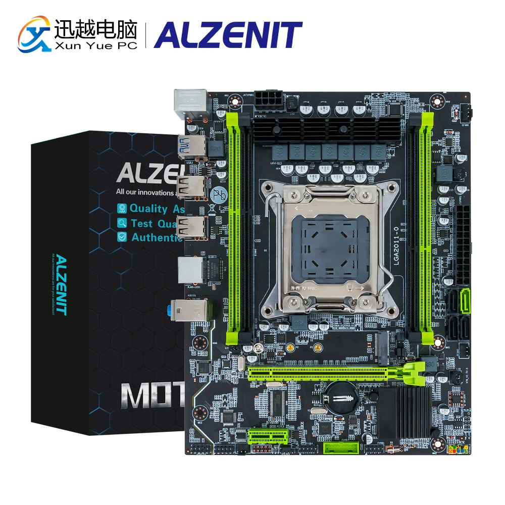 ALZENIT X79M-CE3 PLUS matična plošča Intel X79 LGA 2011 Xeon E5 ECC REG DDR3 128GB M. 2 NVME NGFF SATA3.0 USB3.0 Strežnik Mainboard