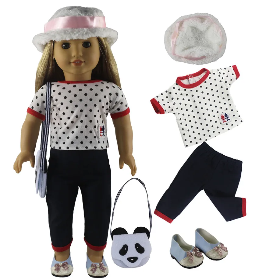 2020 Novo 1 Nastavljena Lutka Obleko Obleko za 18 Inch Ameriški Lutka Veliko Slog za Izbiro X133