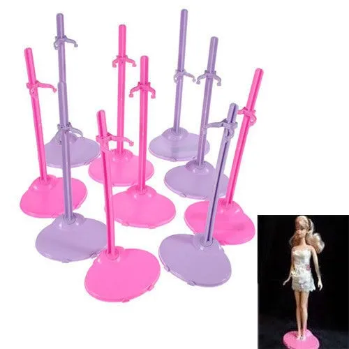5pcs/veliko Naključno Barvo Lutke Igrače Stojalo Podporo za Barbie Lutke Dekleta Prop Up Manekenka Model Zaslona Imetnik Visoke Kakovosti