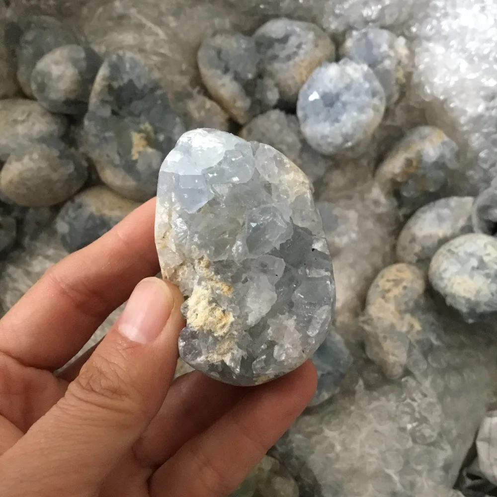 Naravna Modra Celestite crystal grozdov Mineralnih Primerka Za Dekoracijo