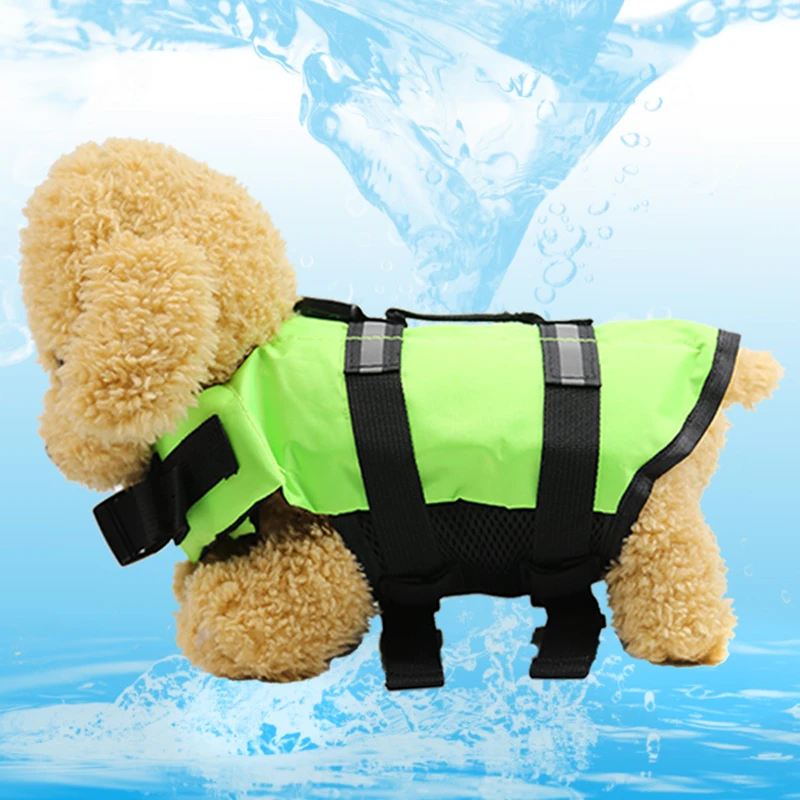 Nov Psiček Reševanje Plavanje Obrabe Varnost Oblačila Telovnik, Plavanje Obleko Prostem Ljubljenčka Psa Float Doggy Rešilni Jopič Majice