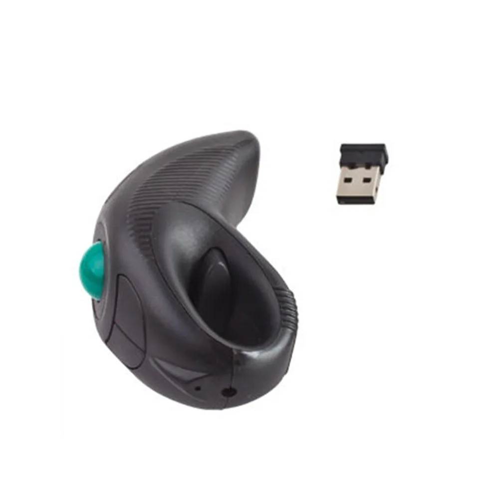 2.4 G Brezžične Miške, sledilne kroglice Mini Ročni Palec pod Nadzorom USB Zraka Miško Miši za Prenosni RAČUNALNIK 10M Prejema Obseg