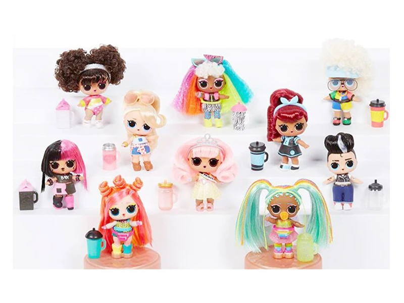 Lol presenečenje moda lol lutke igrače precej za lase lutka DIY ročno izdelan model naključne barve igrače za otroke dekle, igrače za otroke