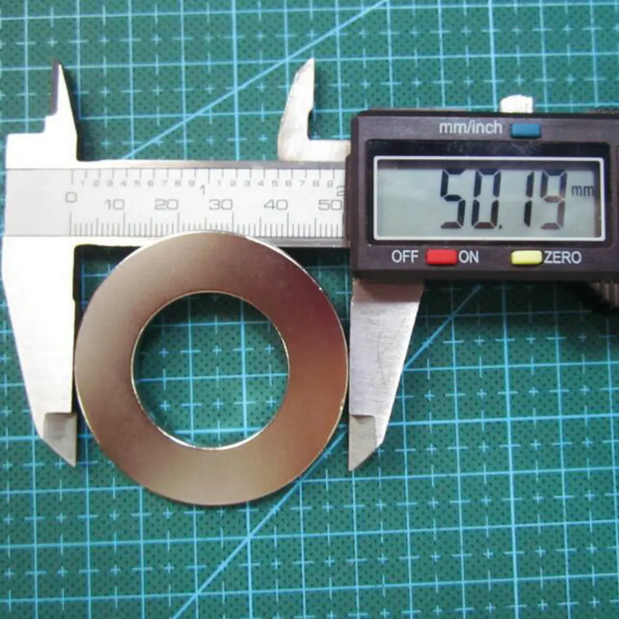 1/5/10pcs Super Močan neodimio Obroč Magneti Disk 50mm x 3 mm Luknjo 28mm Redke Zemlje Neodim magnet imanes 50*3-28 mm,