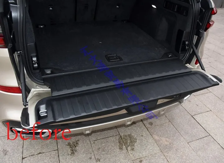 Za BMW X5 G05 2019 2020 iz Nerjavečega Jekla Zadaj Prtljažnik Izvažajo Tablice Vrata Polico Zajema Modeliranje Okrasimo