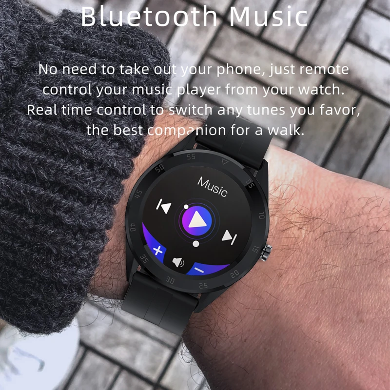 LIGE Nov Modni Pametno Gledati Moški Ženske Bluetooth Izbiranje＆za Sprejem Klicev Fitnes tracker 1.54