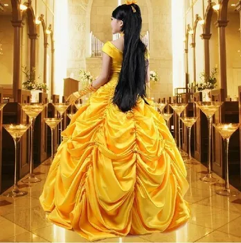Princesa belle lepotica in zver pustna Cosplay Kostum za odrasle halloween kostumi za ženske bell plus velikost karneval