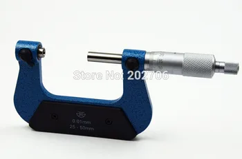 25-50 mm Navoj Mikrometri nit mikrometer čeljusti, vključno z merjenje nakovala