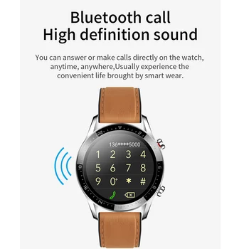 L13 Različico za Nadgradnjo Pametno Gledati GT05 Moških Bluetooth Klic EKG PPG Nepremočljiva Krvni Tlak, Srčni utrip, Fitnes Tracker Smartwatch