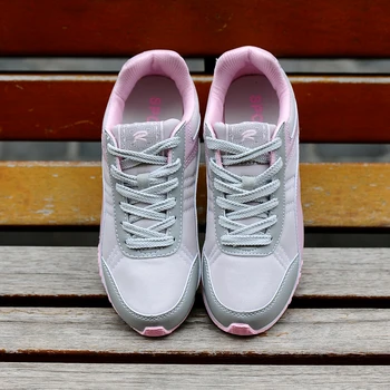 Brezplačna dostava Lahka teža ženske tekaški športni copati študentski športni čevlji vrh kakovosti Kitajski znanih blagovnih znamk na debelo in drobno max 40