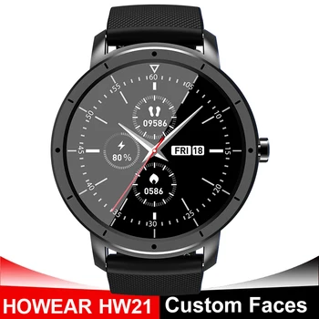 Howear HW21 Pametno Gledati Moške IP68 Vodotesen pametne ure Spanja Monitor Fitnes Tracker Sport Watch Srčnega utripa Darilo