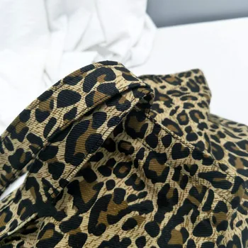 Leopard Platno Nakupovalna Torba, Velika Zmogljivost Ramo Torba Za Prenosni Varovanec Vrečko Za Večkratno Uporabo, Zložljivi Torbice Potovanja Ženske Tote Vrečko