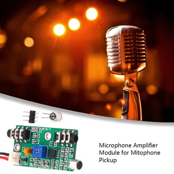 1pcs mikrofon ojačevalni modul nastavljiv pridobili ojačevalnik Zvoka krogotok Ac signala ojačevalnika Odbor Signala ojačevalnika