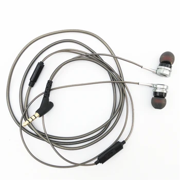 Fonge Univerzalni Hi-fi V Uho Slušalke Kovinski Stereo Bas Slušalke z Mikrofonom za Mobilni Telefon, MP3, MP4 šumov LN