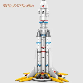 Prostor Avanturo Združljiv Legoinglys Vesoljske Ladje, Raketne Izstrelitev Vesoljske Ladje Postaja Shuttle Vesoljsko Plovilo Gradniki Otroci Igrače