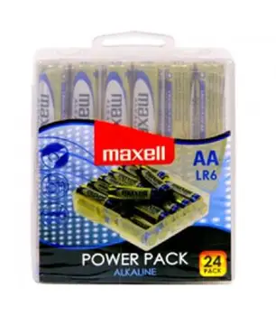 Pilas Maxell bateria original Alcalina Tipo AA LR6 sl blister 24X Unidades