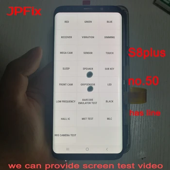 JPFix AMOLED Za Samsung S8 Plus G955 LCD Zaslon na Dotik, Računalnike Pika Shadow Z Okvirjem Zamenjava