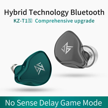 KZ S1 S1D 2020 Novih Res Brezžične Slušalke Aurriculares Bluetooth 5.0 Slušalke TWS Čepkov HIFI Šport šumov Slušalke