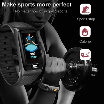 LIGE Nova Pametna Zapestnica Srčni utrip, Krvni Tlak Zdravje Nepremočljiva Pametno Gledati Bluetooth Watch Manšeta Fitnes Tracker +Box