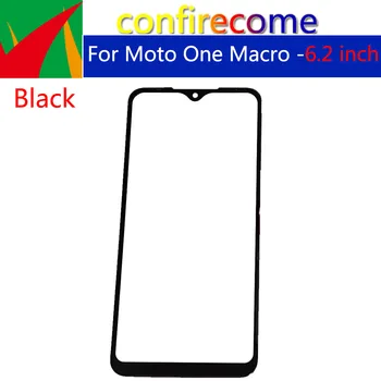 10Pcs\veliko zaslon na Dotik Za Motorola Moto Eno Makro XT2016, Zaslon na Dotik, Sprednji Plošči Steklo Objektiv LCD Zunanji Stekla