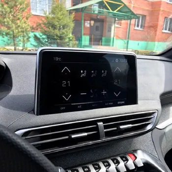 Avto GPS Navigacija Kaljeno Steklo Zaslona Zaščitno folijo Za Peugeot 3008 5008 3008GT 4008 2017 2018 2019 Dodatki