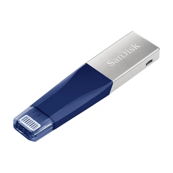SanDisk X40N USB 3.0 OTG Flash Disk 64GB 128GB 16GB 32GB Pen Drive Pendrive Memory Stick Bliskovni pogon Za PC/Iphone 2v1
