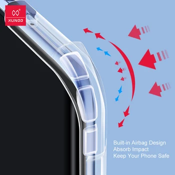 Xundd Primeru Za Xiaomi Mi 10 Primeru Shockproof Pregledne Rokavice Stekla Telefon Pokrov Zračne Blazine Zaščitno Mehko Tanek Telefon Primeru Za Mi 10