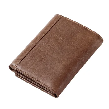 Jinbaolai blagovne Znamke Letnik Moške Pravega usnja denarnice majhen človek torbici za kartico sim vreča denarja za moške