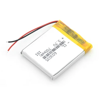 603035 3,7 V: 700 mah Akumulatorska Polimer baterija pametni dom Li-ionska baterija za dvr GPS, mp3, mp4 PSP Bluetooth slušalke Smart Watch