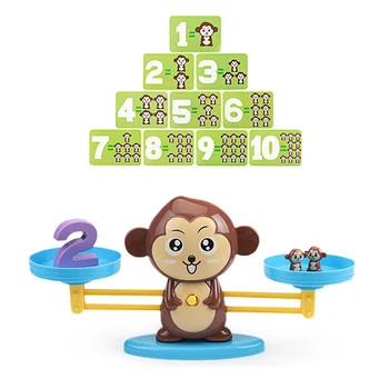 Zgodnje Učenje Bilance Matematiko Tekmo Igra Družabne Igrače Opica Digitalni Bilance Obsega Izobraževalne Igrače Igrača Seštevanje Odštevanje Matematiko Igrača