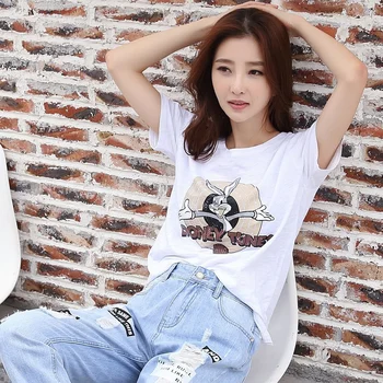 Ženske dvodelne ženske jeans divje mati jeans obleka visoko pasu korejska različica Harlan kavbojke luknjo elastični športni obleko