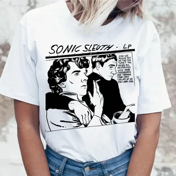 Sherlock Sonic Sleuth t shirt smešno ženske vrh za ulzzang graphic t-shirt ženska oblačila tees tshirt korejski harajuku