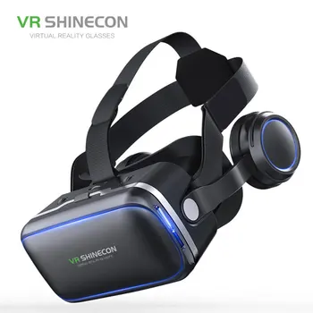 VR shinecon 6.0 Standard edition in slušalke različica virtualne realnosti 3D VR očala, slušalke čelade Dodatni krmilnik